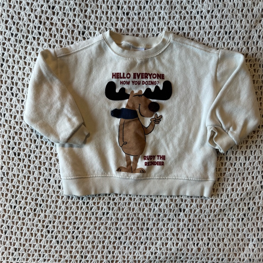 Zara Reindeer Sweatshirt